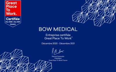 BOW MEDICAL a été certifiée Great Place to Work ce mois de décembre 2020