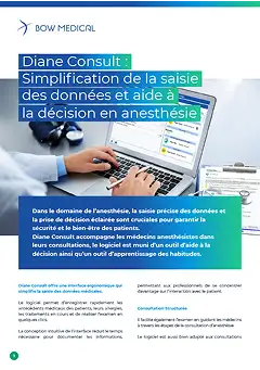 Blog Diane Consult Eval 2 Simplification de la Saisie des Données et Aide à la Décision en Anesthésie