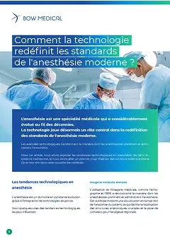 Blog Diane Op Découverte Comment la technologie redéfinit les standards de l'anesthésie moderne