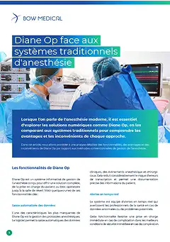 Diane Op face aux systèmes traditionnels d’anesthésie