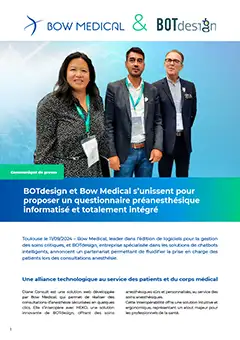 Partenariat stratégique Bow Medical & BoT Design