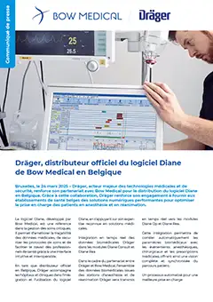 Partenariat stratégique
Bow Medical & Dräger Belgique