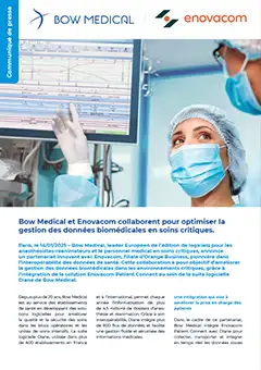 Partenariat stratégique Bow Medical & Enovacom
