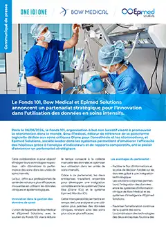 Partenariat stratégique Bow Medical, Fonds 101 & Epimed Solutions