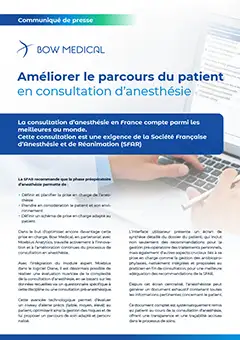 Partenariat stratégique
Bow Medical & Moebius