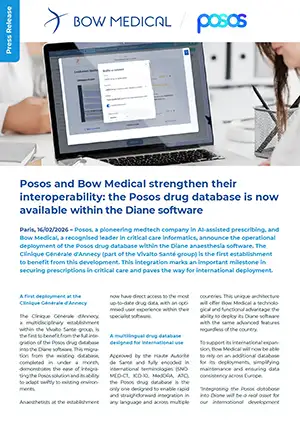 Posos-x-Bow-Medical-Drug-Database